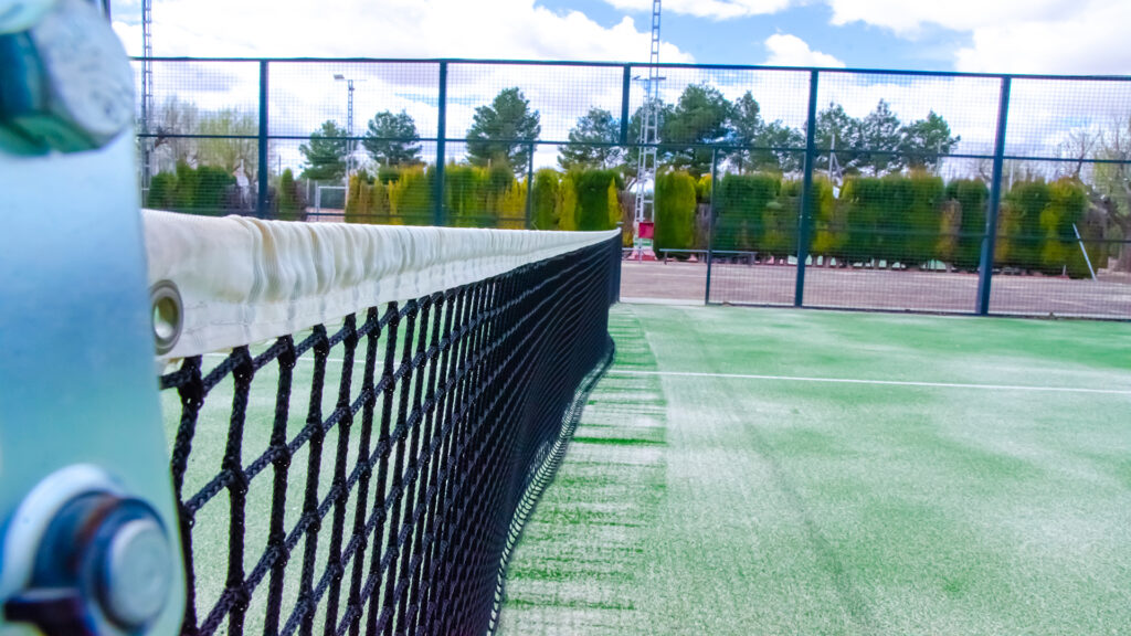 Detalle de la Red de Pádel del Club Deportivo Las Tinajas