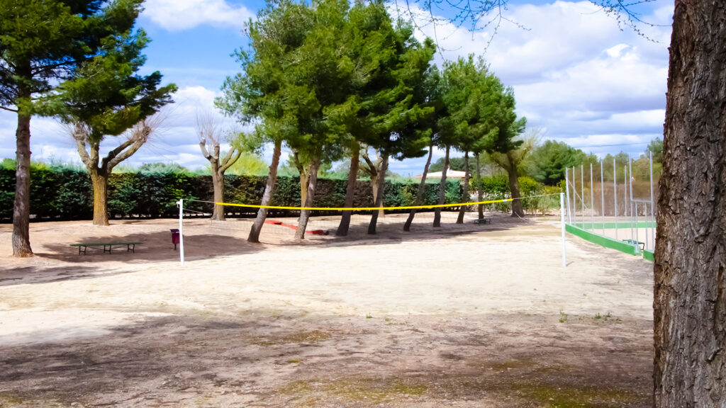 Pista de Vóley en Arena del Club Deportivo Las Tinajas
