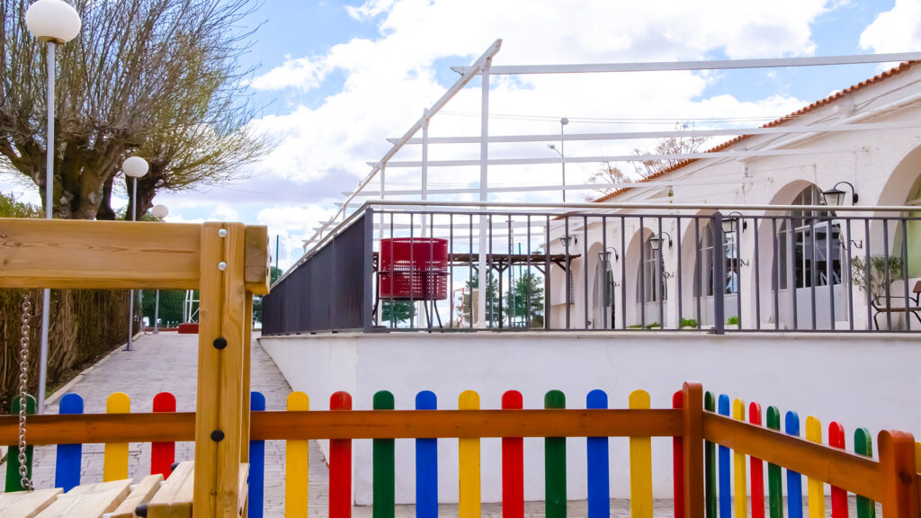 Terraza Exterior del Club Deportivo Las Tinajas